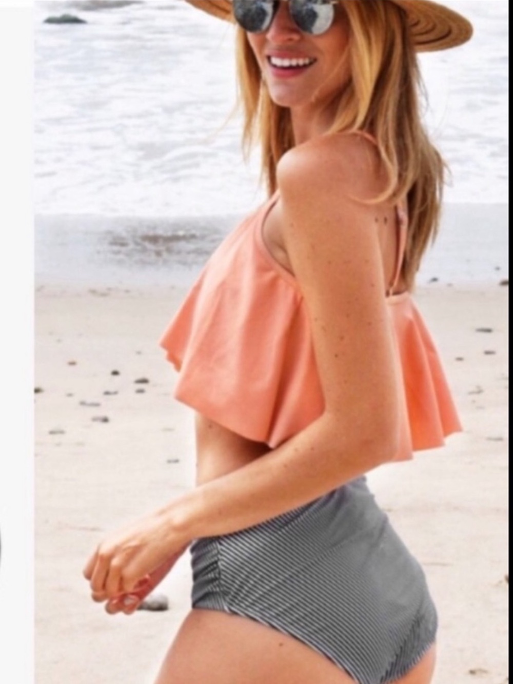NWT Cupshe  High-Waist Bikini Bottoms
